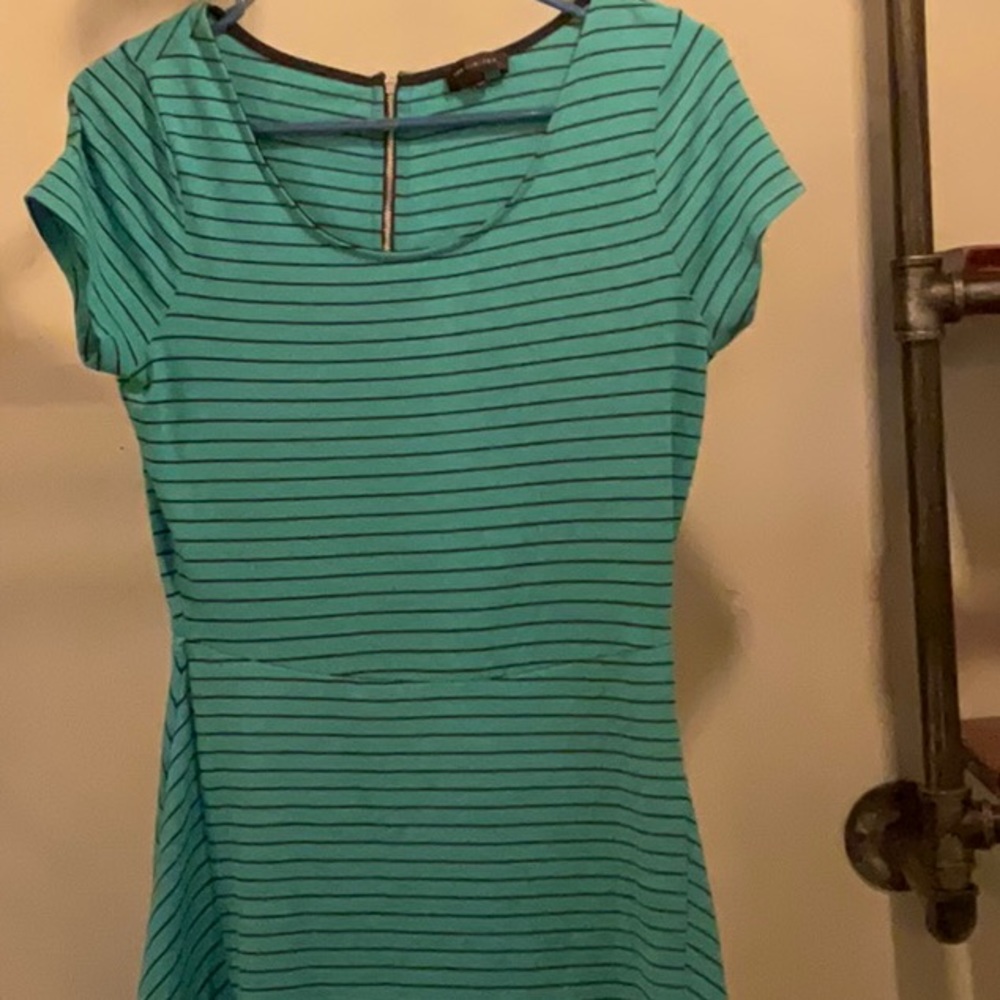 Teal striped dress from the limited